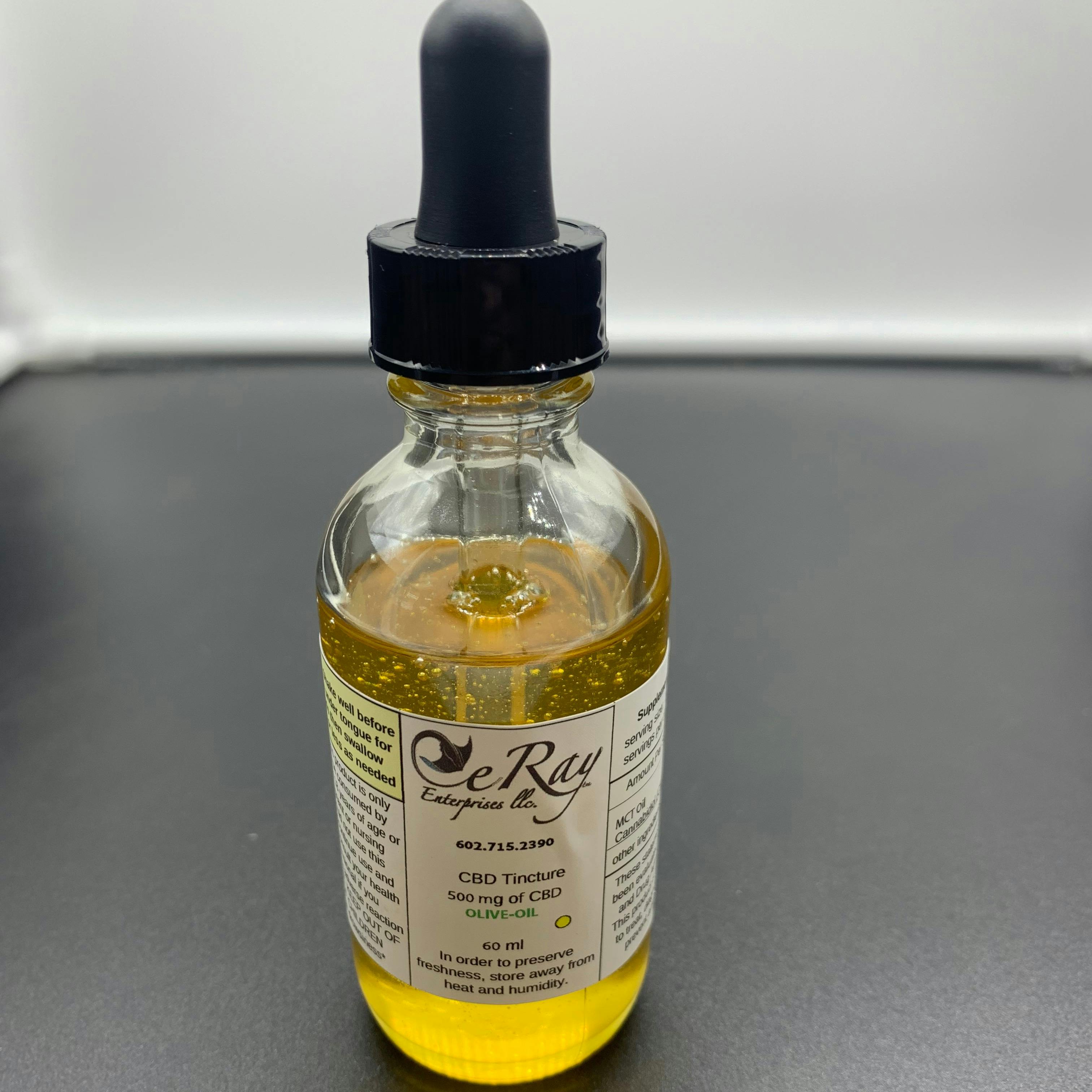 500 MG Olive Oil CBD Oil Tincture